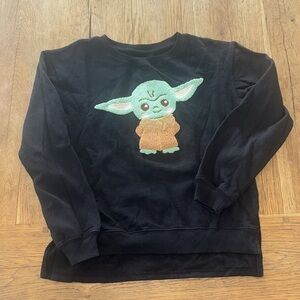 baby yoda sweatshirt small